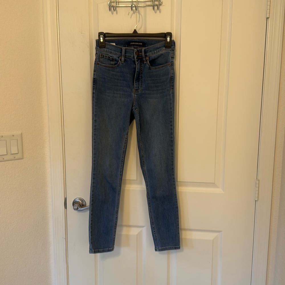 Calvin Klein medium wash jeans without rips
